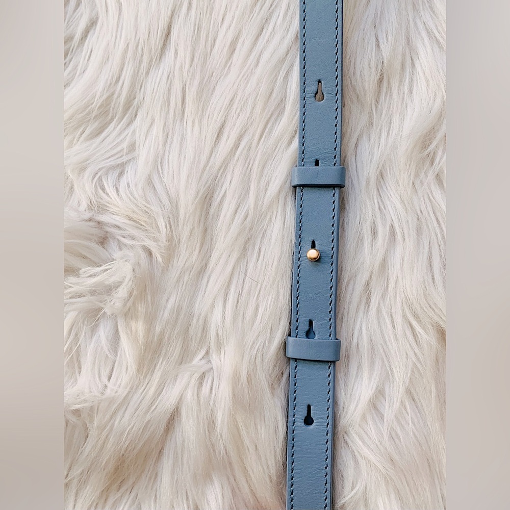 Banana Republic Blue Thistle Crossbody Bag - NWT - Picture 7 of 12